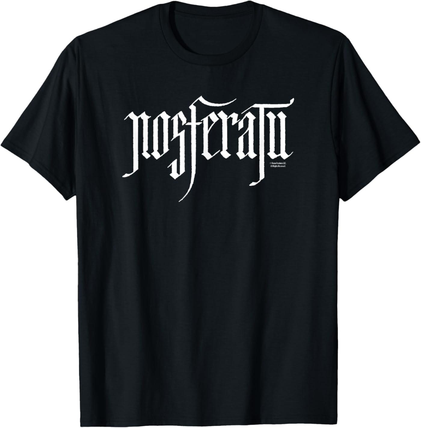 Nosferatu Logo White T-Shirt S разноцветный