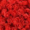 Mini Foam Rose Flowers Heads Artificial Red Rose DIY Bear Valentines Day Wedding Birthday Party Home Decoration Gifts Wholesale