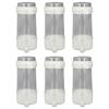 6pcs Spill Proof Bird Water Feeder Buckle-Style Bird Water Dispenser  PET Bird Watering