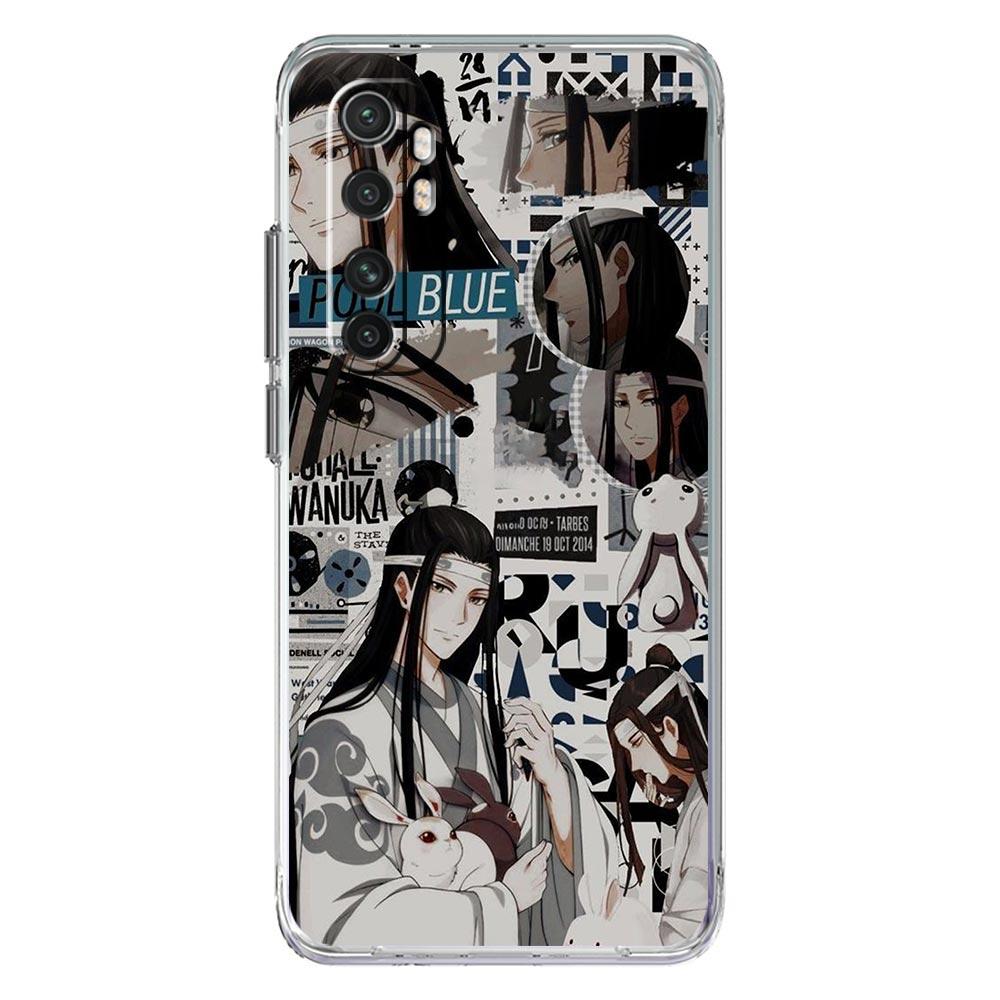 MDZS Anime Mo Dao Zu Shi Phone Case For Xiaomi Mi 12T 10 12 Lite 11 Ultra 11X 11T Pro 11i Poco X4 X3 NFC F3 M3 M4 5G Clear Cover