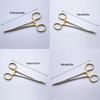 TC Head Orthodontic Forcep Gold Handle Anterior Teeth Bracket  Dental Instrument