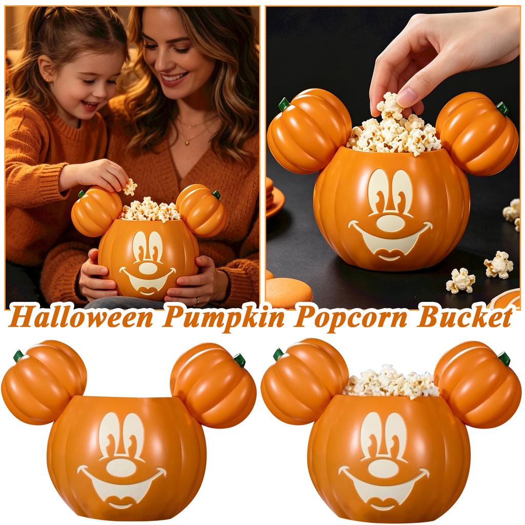 Halloween Pumpkin with Handle for Party Snacks and Night
