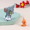 Anime Tom And Jerry Kawaii Blind Box Action Figure Cheese Style Model Kids Toy Christmas Gifts Tabletop Automotive Ornaments