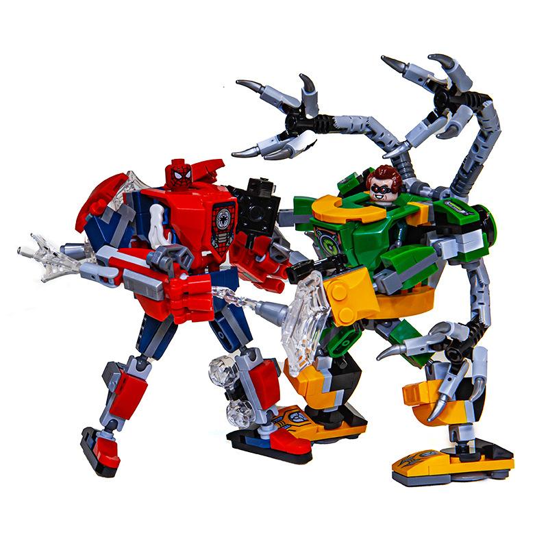 Transformers Dr Octopus Mecha Wars Kids Assembled Blocks Building