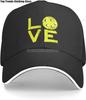 Vintage Love Pickleball Baseball Cap Hat for Women Unisex