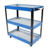 3 Tier Tool Trolley 110 LBs Load Capacity Heavy Duty Service Utility Cart for Warehouse Garage