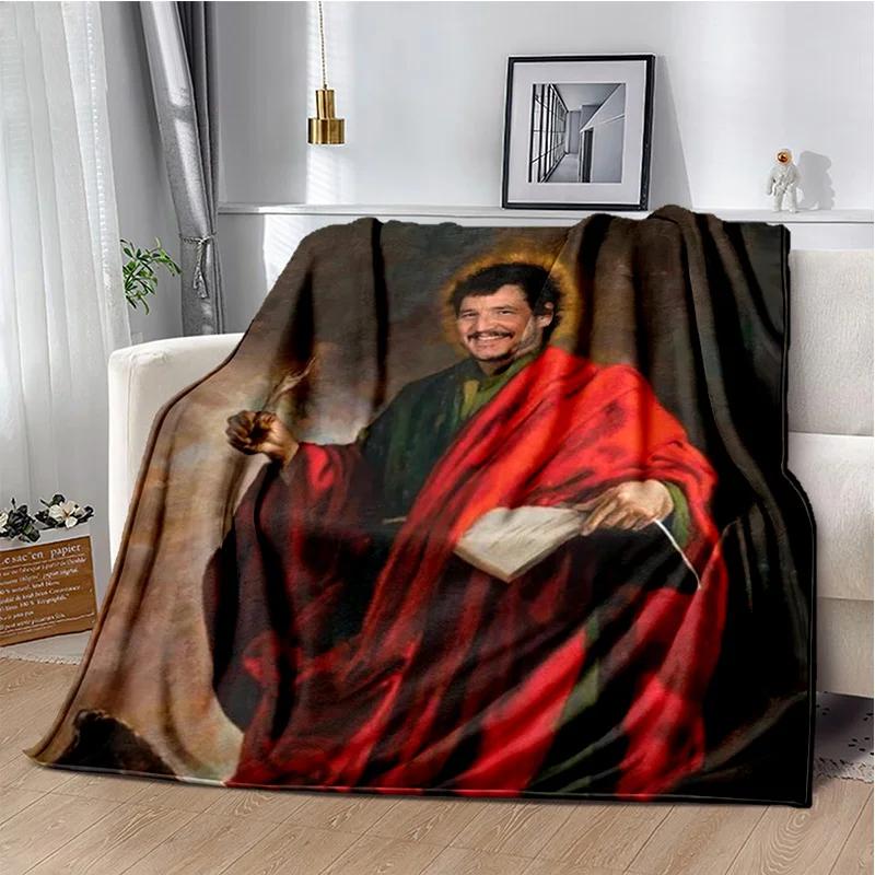29 Style Pedro Pascal Funny Printing Blanket,Soft Throw Blanket for Home Bedroom Bed Sofa Picnic Travel Office Cover Gifts Kids