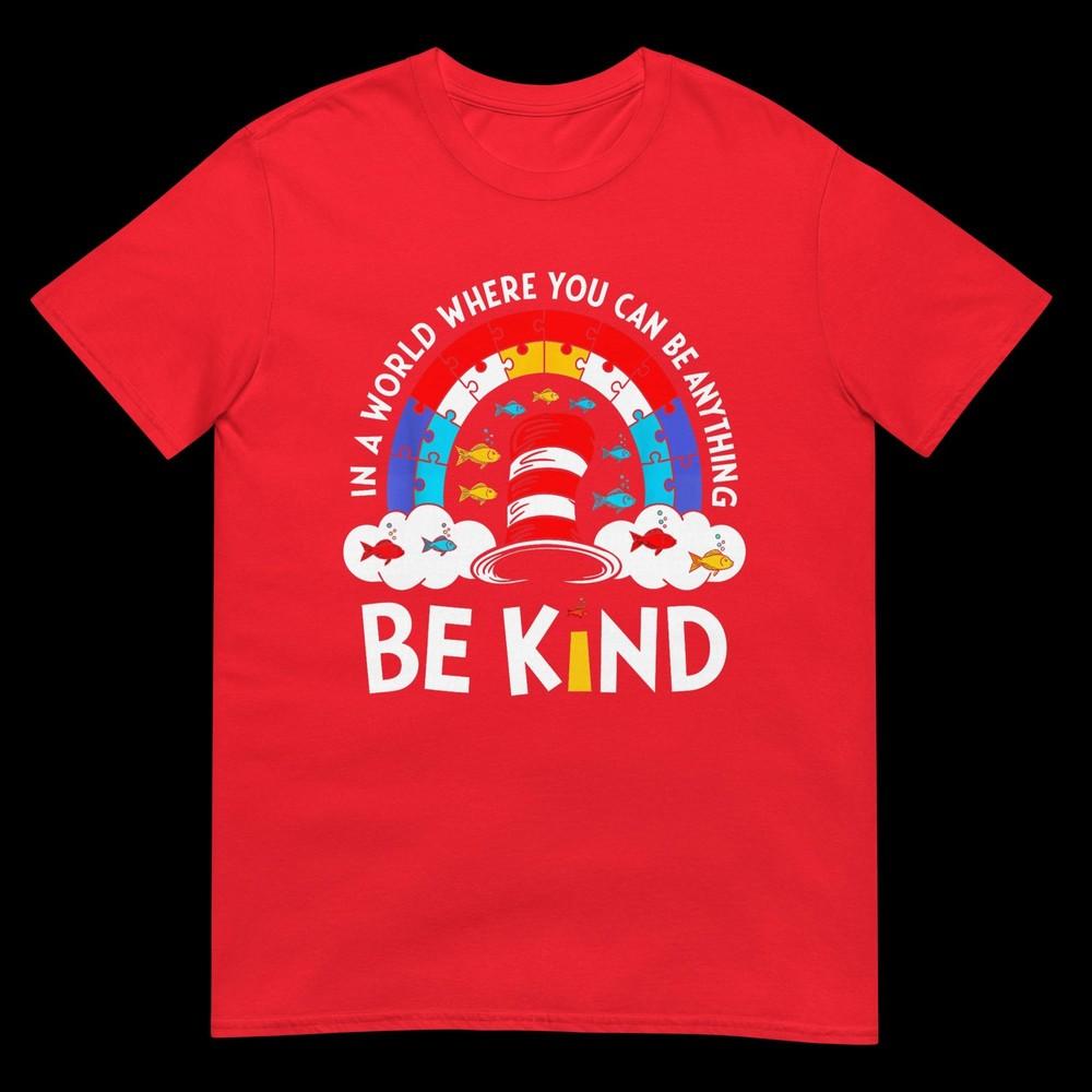 Autism Awareness For Teacher Why Fit In Doctor Cat Hat Cool TShirt S