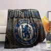 Custom Name,Chelsea FC Printed Flannel Blanket, soft throw for bedroom sofa, washable, Christmas present, great gift.