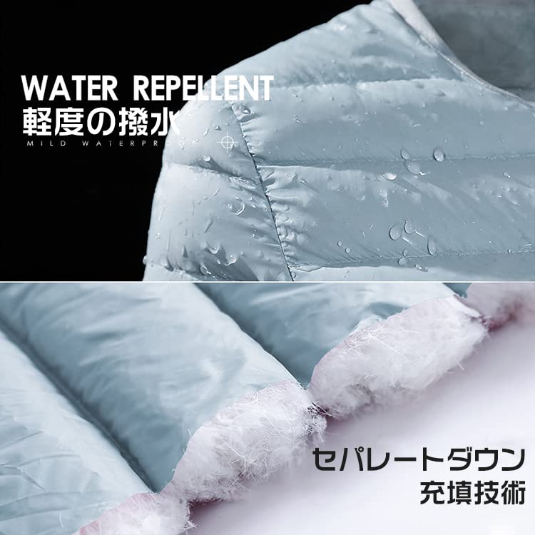 Wnodruke Ultralight Down Ultra and Packable Women's Vest, Lightweight, Warm, Compact, (WN005) (L, White)