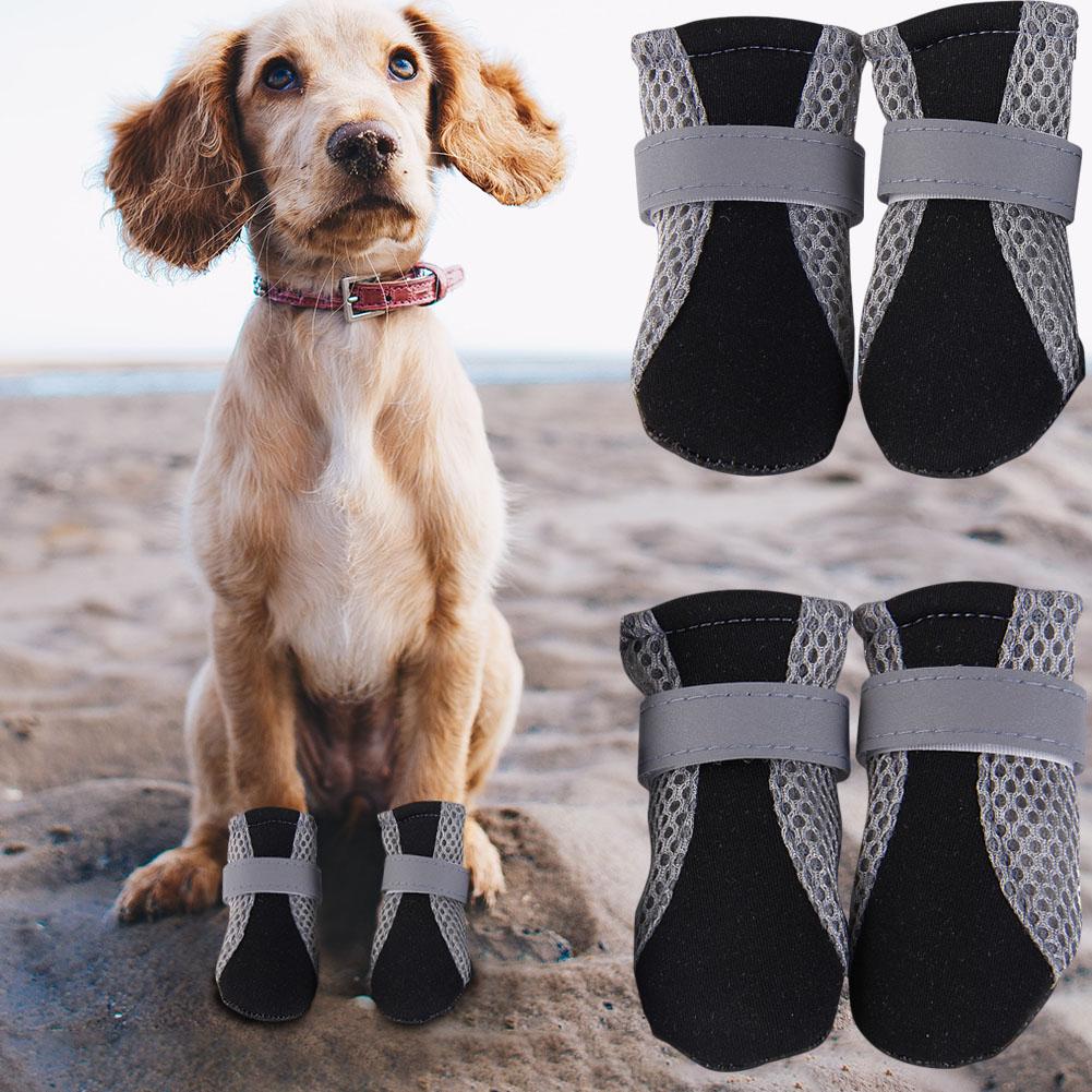 

Waterproof Puppy Walking Shoes Non-Slip Dog Breathable Paw Protector Casual Sport Boots Polyester Mesh Pet Products CHINA