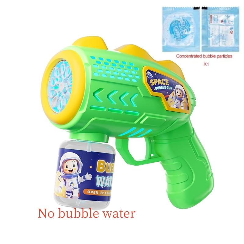 Vesmírní astronauti Plně automatická bublinová pistole Raketa Bublinový stroj Automatický foukač s bublinkovou tekutinou Hračky pro děti Bublinkový dárek