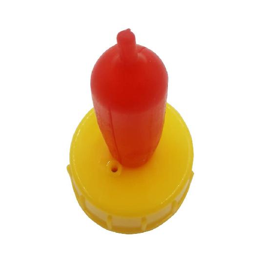 12-Pack Pritchard Nipple for Goats Milk Drink Bottle Nipple Soft Rubber Pritchard Teat for Small Animal Nursing Lambs Goat Kids Pup Dog Foal Calf