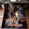 1PC Custom Name Native Spirit Connection Theme Floor Mat Ideal for Living Room, Game Rooms, Office, Bedroom,Floor Mat Playful Design113