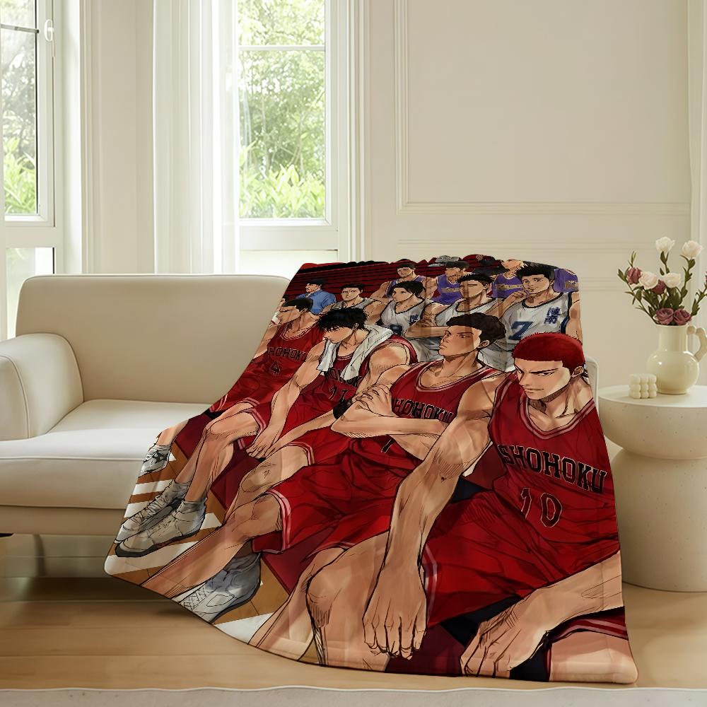 Classic S-Slam Comic D-Dunk-S Blanket Warm Soft Suitable For Bedroom Sofa Bed Living Room Office Travel Camping Gifts
