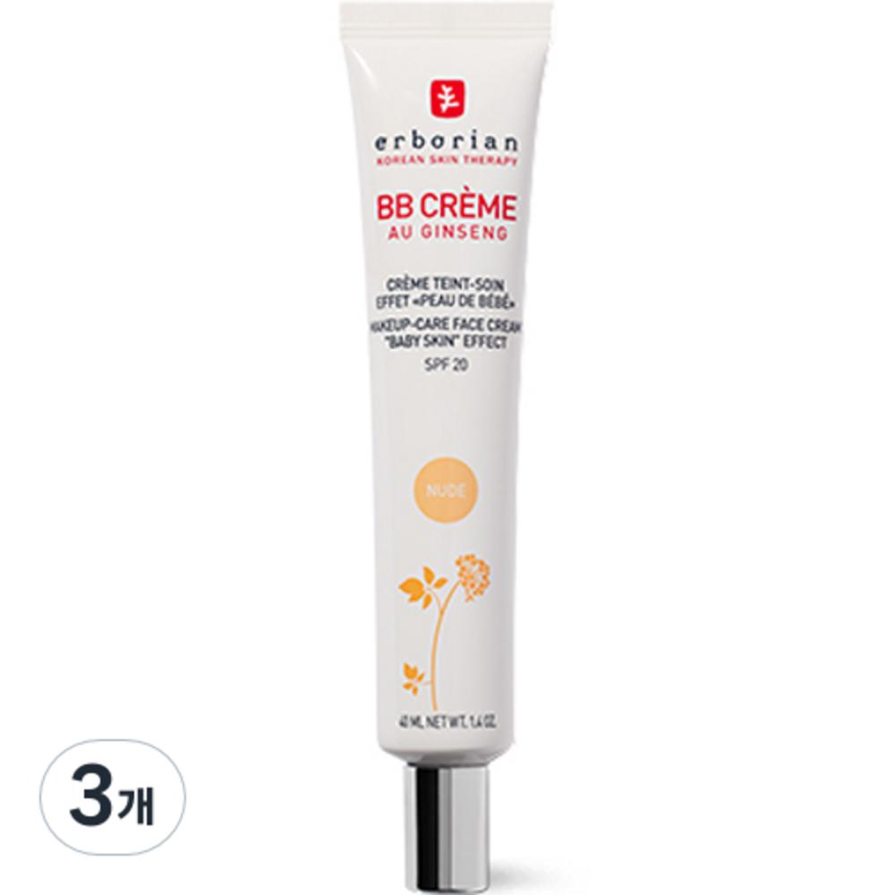 

Erborian BB Cream SPF20, телесный, 40 мл, 3 шт.
