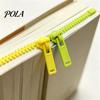 Plastic Book Marker Long Zipper Bookmark for Thick Book, 3D Accessory Page Reading Men & Women, Durable