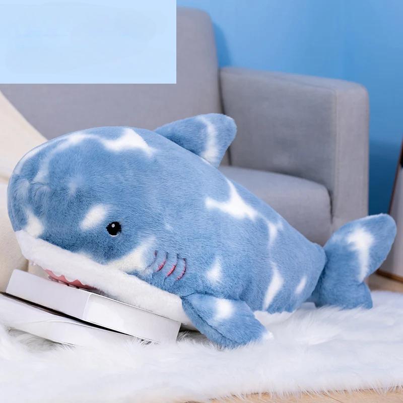 Marine Animal Plush Toy Seal Toy Shark Plush Dolphin Soft Toy Spotted Shark Children's Toy Large Sofa Plush Pillows