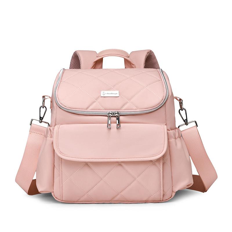 Schoolbag Fashion Mommy Bag Large Capacity Backpack Multifunctional Maternal and Infant Bag Waterproof Lightweight Travel Storage Bag
