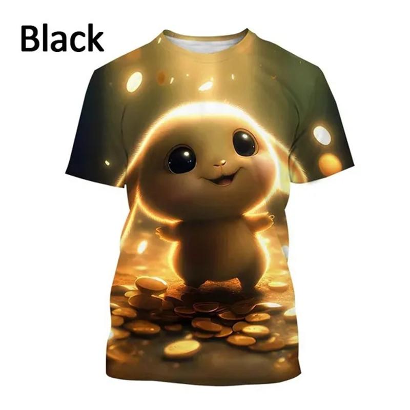 Letní horký výprodej Králík 3D tisk Tričko Zvíře Kulatý výstřih Krátký rukáv Módní Unisex Ležérní Roztomilé topy Chlapecké Dívčí Trička