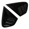 2 Pcs Rear Side Window Louver Triangle Side Window Louvers Shutter Panel Trim for X6 E71 E72 2008 To 2014 Glossy Black
