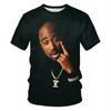 Summer fashion trend hip-hop novel personality 3D printed T-shirt neutral casual comfortable round neck short sleeved T-shirt