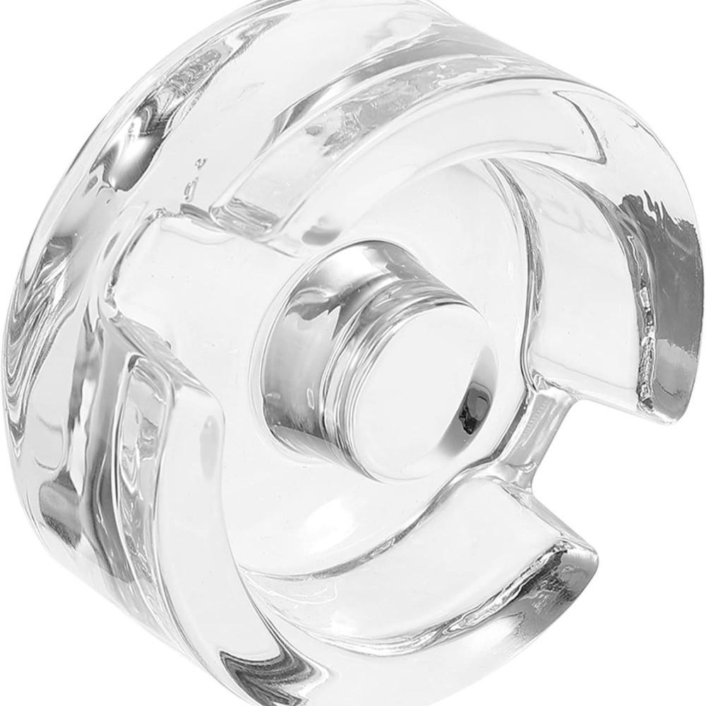 Fermented Glass Weight Lid Clear Sealed Wide Mouth Mason Jar Lid with Handle Kitchen Gadgets Storage Container Lids Household