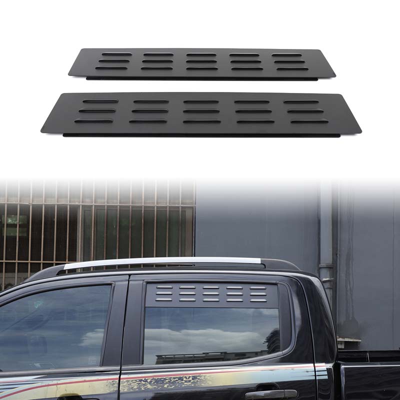 

Aluminum Alloy For Ford Ranger Wildtrak 2015-22 Car Front rear Side Window Ventilation Panel Decoration Modification Accessories