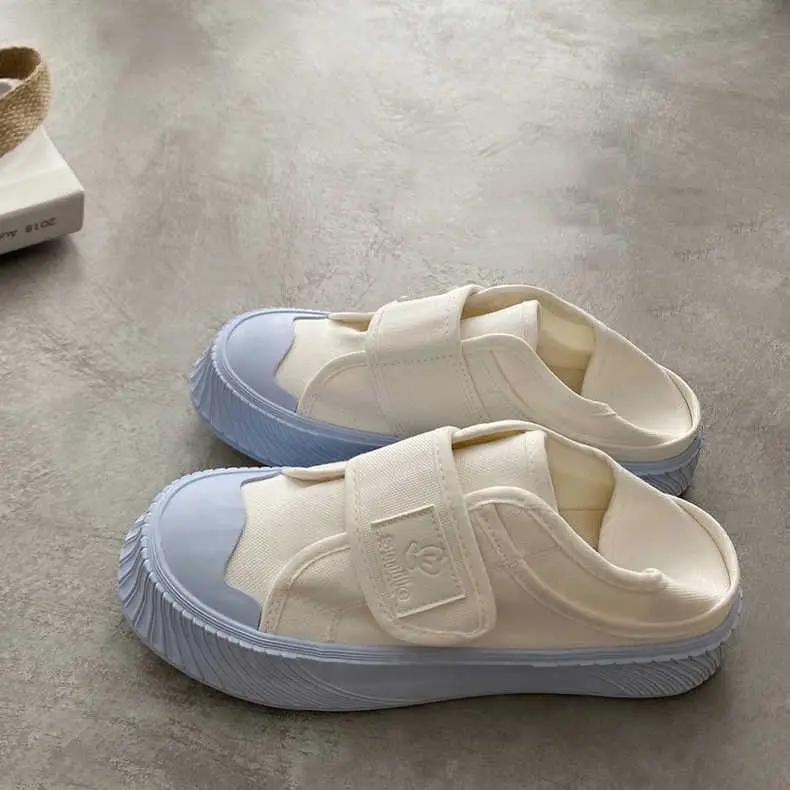 

Каваи Туфли с круглым носком для женщин Новинка 2025 Женская обувь на распродаже 39 Оригинальное высокое качество Мода Y2k В вулканизированной обуви 40