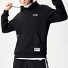 Fila Fusion Graphic Print Loose Fit American Hoodie Men hoodies Deep-Black T11M142214F-BK