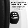 HVD1  4PCS Stainless Steel Car Door Lock Buckle Protective Cover Accessory For Lada Vesta Granta Largus Vaz Samara Vesta Niva 4X4 2110