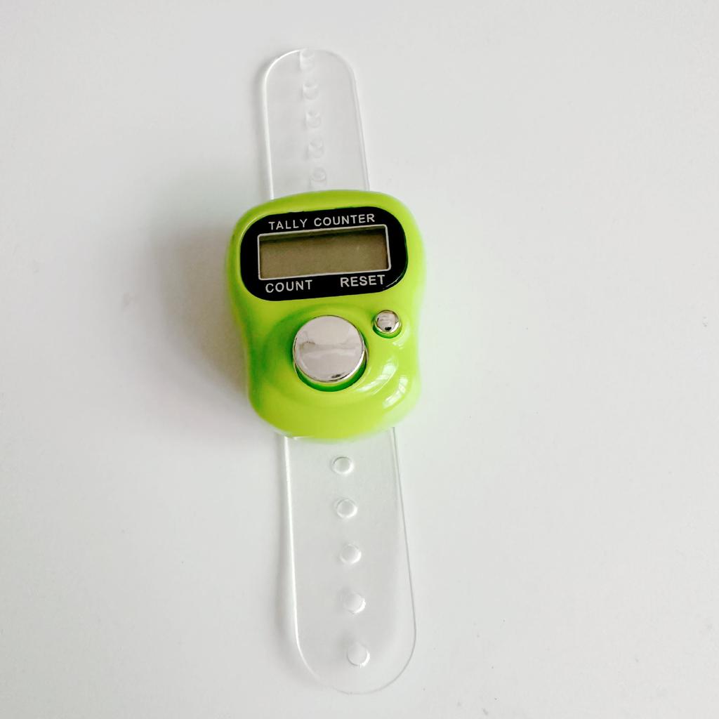 Digital Finger Ring Tally Counter Handheld Knitting Row Counter Clicker Mini Point Marker Counter LCD