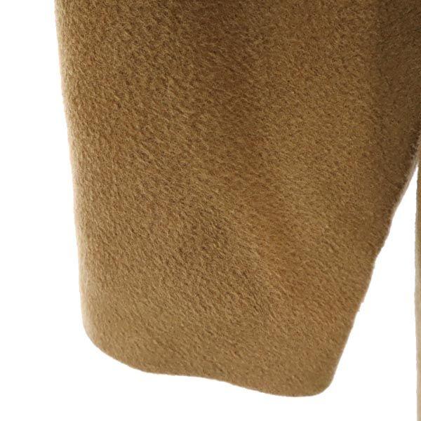 Herno Made In Italy Long Sleeve Wool Coat Brown Women Used