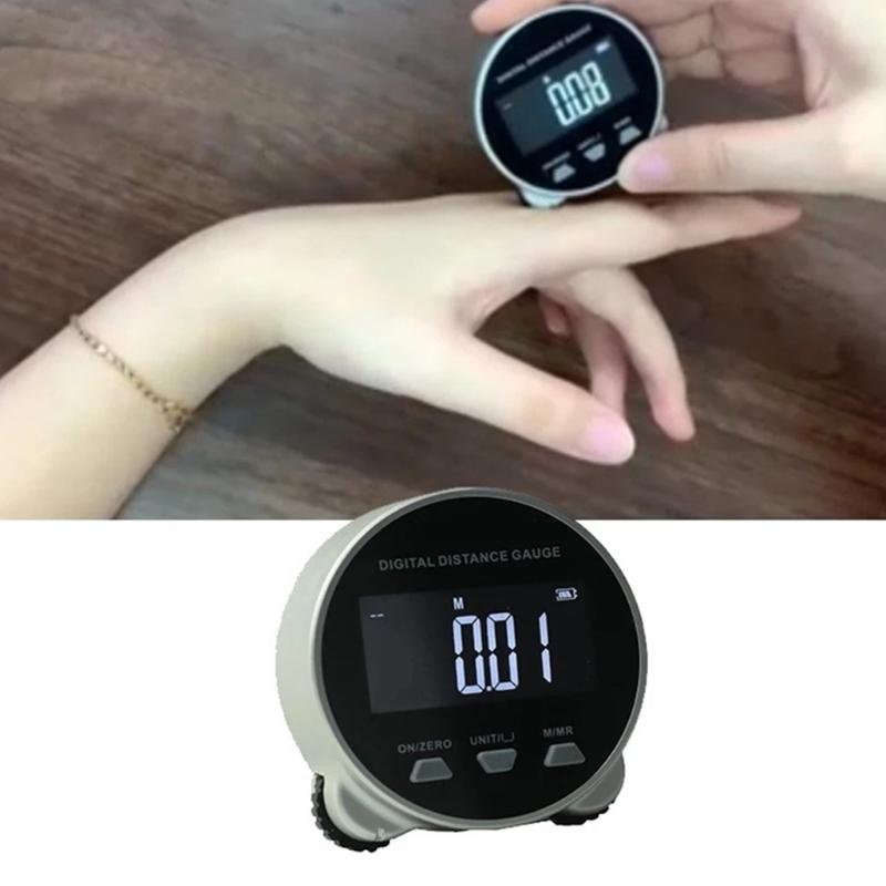 Small Digital Measuring Tool Multiple Surfaces Trackings High Accuracy Sensors Easy Carry Long Distances Measure for DIY Projects