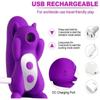 Squirrel Shape Licking Clitoris Stimulator Vibrators Tongue Sucker Nipple Vagina Vibrator for Women Masturbator Sucking Sex Toys