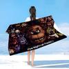 F-FNAF Five-nights-At-Freddys Mikrofaser Strandtuch Saugfähig Schnelltrocknend Weich Yoga Schwimmen Urlaub Bergsteigen Handtuch