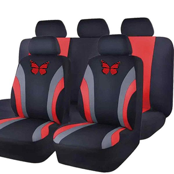 New Available Butterfly Car Seat Cover Full Set Universal Car Seat Protection Covers Car Interior Accessories