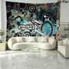Blink-182 Wall Tapestry Aesthetic Wall Hanging Printed Fabric Blanket Decorative Tapestries for Bedroom Living Room Home Decor