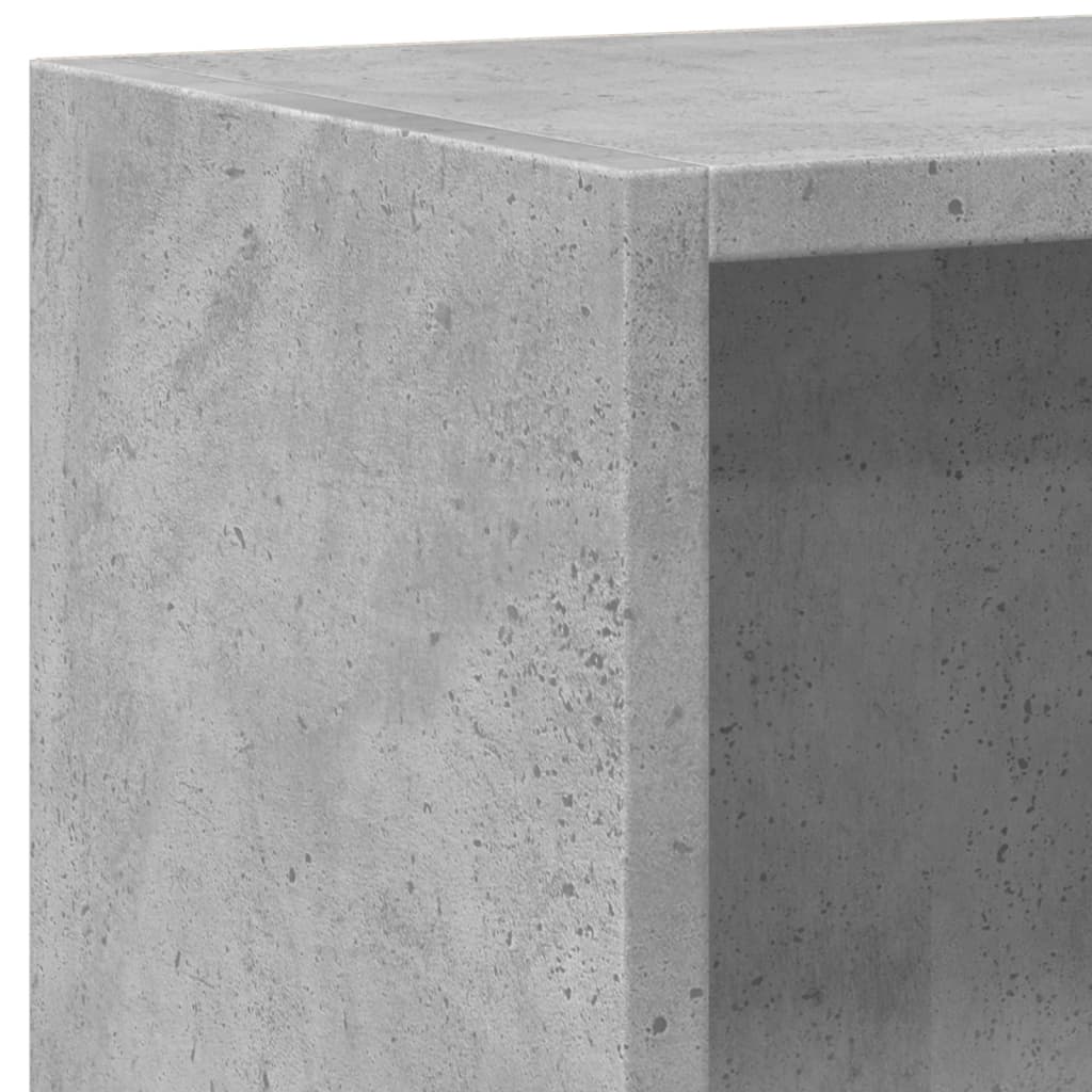 Bookshelf Concrete Grey 60 x 24 x 76 cm Particleboard