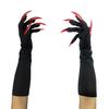 Halloween Gloves Long Section Ghost Claw Gloves Cosplay Gloves with Long Nails