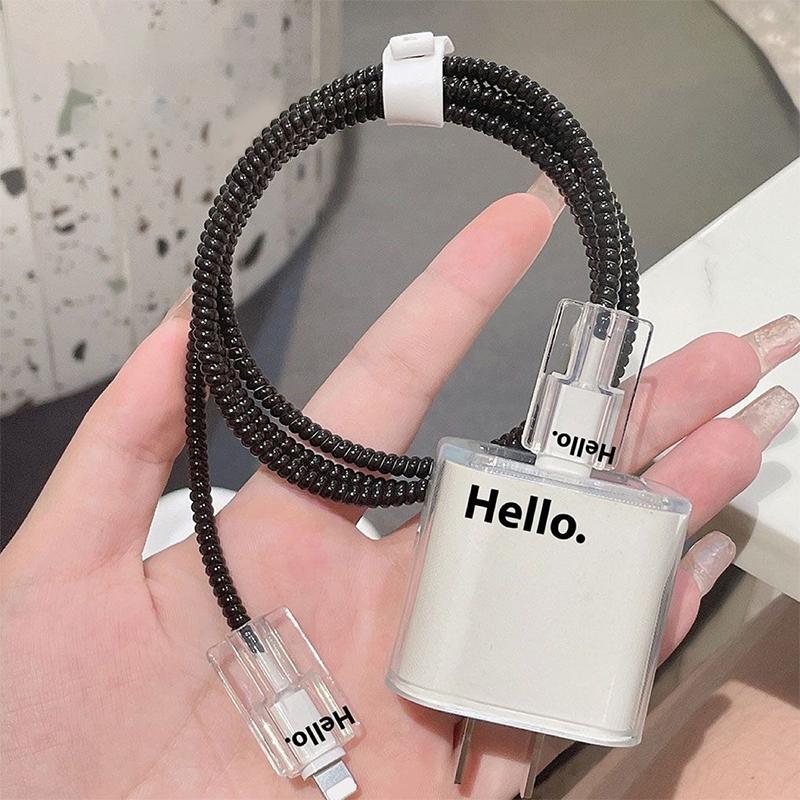 

Защитные чехлы для зарядного устройства Ins Паук Бабочка Чехол для зарядного устройства Защита от переломов Органайзер для кабеля Для зарядного устройства Ip 18/20 Вт Для Iphone12 13 14