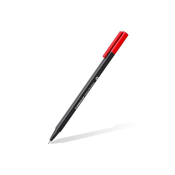 Feutres fins - Staedtler - Triplus 334 C10 - Pointe 0,3 mm - Ergonomique - DRY SAFE