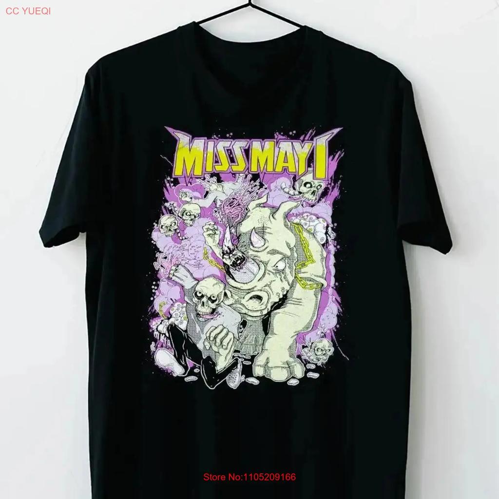 Hot Miss May I Band Black Color Size S 4XL T Shirt Adults Halloween GS078 vintage Washed Soft Top For Everyday Wear Casual
