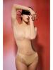 Enticing Sparkling Shiny Bosom No Seam Bodystocking Full Sleeve Part Beach Wear Jumpsuit Transparent Leggings Steamy Body Teddies Night Out Wear