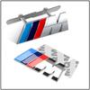 M LOGO Emblem Fender Badge Trunk Sticker Car Front Grille Badge 3D For BMW M Performance Power M3 M5 F30 F20 F25 X1 X3 X5