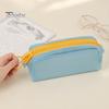 Multi-functional Stationery Pouch Pencil Case, Large Capacity PVC Pouch, Trendy Writing Tool Bag Smooth Zipper Pen Organizer for School Office Student