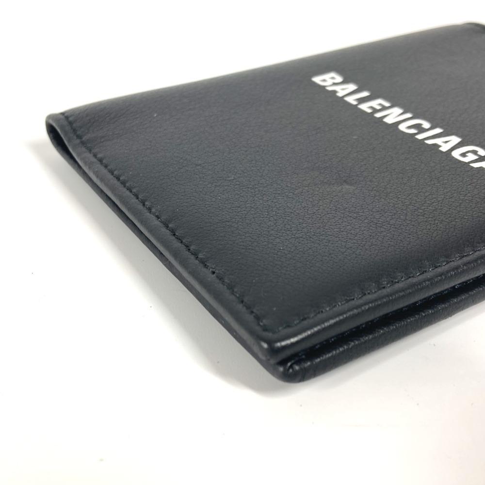 BALENCIAGA 551991 Everyday logo Passport Cover Stationery Bi-fold passport case