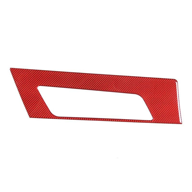 For BMW 8 Series G14 G15 G16 2019-2023 Soft Carbon Fiber Car Dashboard Speaker Frame Cover Sticker Trim Car Interior Accessory