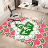 AKA Logo1 Printed Absorbent Washable Carpet, Non-Slip Bathroom Mats, Kitchen Rugs, Yoga Mat,Living Room Entrance, Camping Picnic Rugs