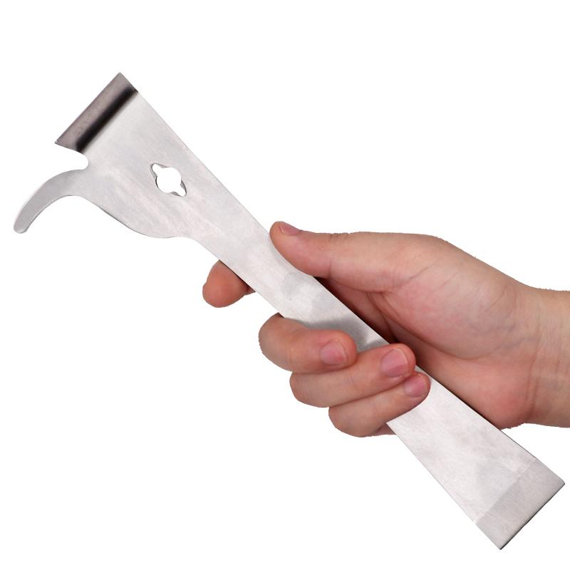 Bee Tools Stainless Steel Thumb Type Multifunction Bee Honey Knife Bee Hive Scraper Beekeeping Bee Scraper Cut